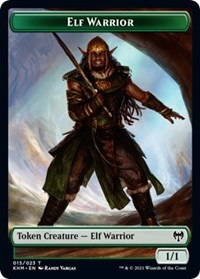 Elf Warrior // Zombie Berserker Double-Sided Token