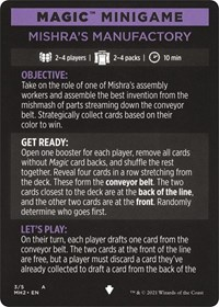 Magic Minigame: Mishra's Manufactory