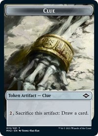 Clue (015) // Timeless Dragon Double-Sided Token