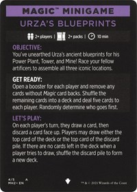 Magic Minigame: Urza's Blueprints