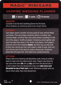 Magic Minigame: Vampire Wedding Planner