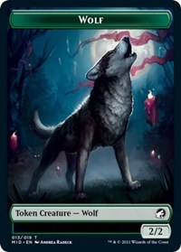 Wolf // Bat Double-Sided Token