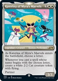 Katerina of Myra's Marvels (Showcase) (Galaxy Foil)
