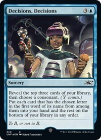 Decisions, Decisions (Galaxy Foil)