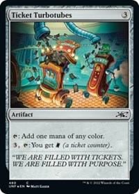 Ticket Turbotubes (Galaxy Foil)
