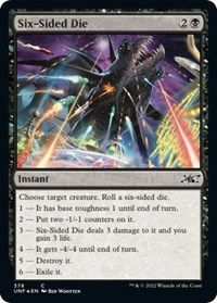 Six-Sided Die (Galaxy Foil)