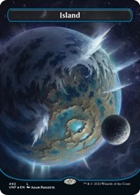 Island (492) (Borderless) (Galaxy Foil)