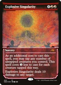 Explosive Singularity (Showcase) (Foil Etched)