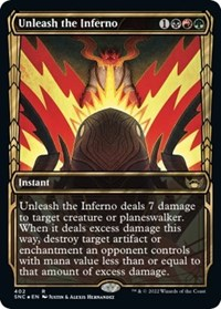Unleash the Inferno (Gilded Foil)