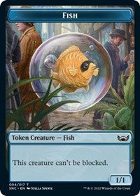 Fish // Spirit Double-Sided Token
