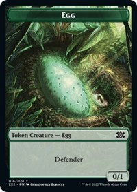 Egg // Soldier Double-Sided Token