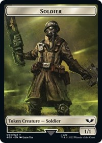 Soldier (004) // Vanguard Suppressor Double-Sided Token (Surge Foil)