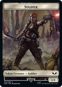Soldier (003) // Sicarian Infiltrator Double-Sided Token (Surge Foil)