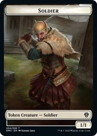 Soldier // Elemental Double-Sided Token