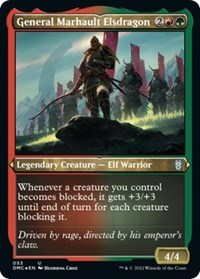 General Marhault Elsdragon (Foil Etched)