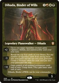 Dihada, Binder of Wills (Display Commander) - Thick Stock