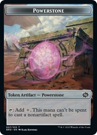 Powerstone // Soldier (009) Double-Sided Token