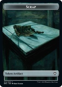 Scrap // Phyrexian Myr Double-Sided Token