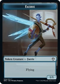 Faerie // Thopter (010) Double-Sided Token