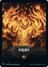Fiery Theme Card