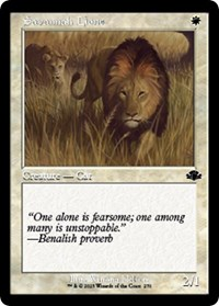 Savannah Lions (Retro Frame)