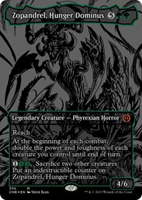 Zopandrel, Hunger Dominus (Oil Slick Raised Foil)