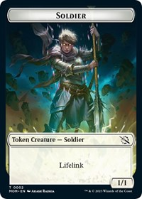 Soldier // Knight Double-Sided Token