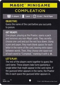 Magic Minigame: Compleation
