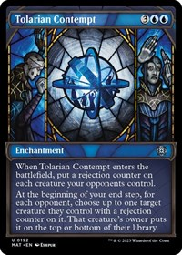 Tolarian Contempt (Halo Foil)