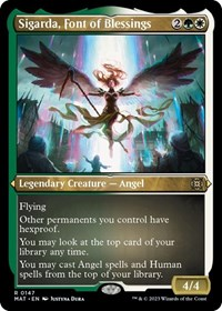 Sigarda, Font of Blessings (Foil Etched)