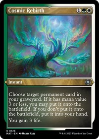 Cosmic Rebirth (Foil Etched)
