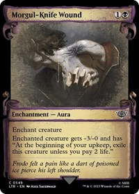 Morgul-Knife Wound (Showcase Scrolls)