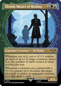 Elrond, Master of Healing (Showcase) (Surge Foil)