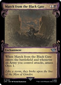 March from the Black Gate (Showcase Scrolls)