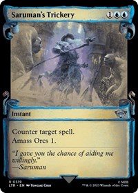 Saruman's Trickery (Showcase Scrolls)