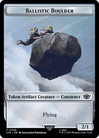 Ballistic Boulder // Food (0011) Double-Sided Token