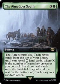 The Ring Goes South (Extended Art) (Surge Foil)