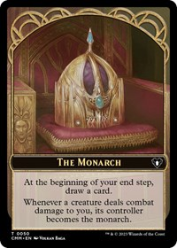 The Monarch // Elf Druid Double-Sided Token