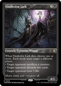 Vindictive Lich (Foil Etched)