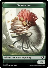 Saproling // Elf Druid Double-Sided Token