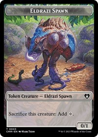 Eldrazi Spawn // Goblin Double-Sided Token