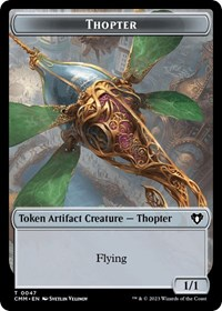 Thopter // Construct (0074) Double-Sided Token