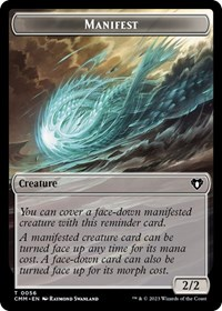 Manifest // Eldrazi Scion Double-Sided Token