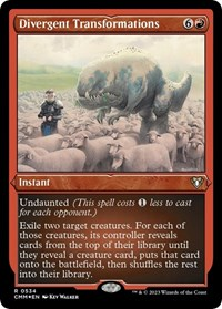 Divergent Transformations (Foil Etched)