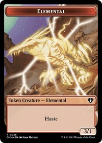 Elemental (0025) // Saproling Double-Sided Token