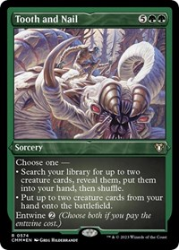 Tooth and Nail (Foil Etched)