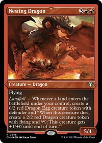 Nesting Dragon (Foil Etched)