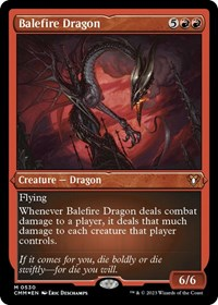 Balefire Dragon (Foil Etched)