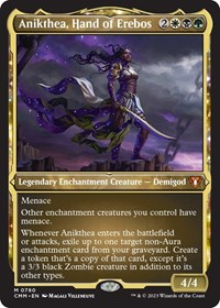 Anikthea, Hand of Erebos (Display Commander) (Foil Etched) - Thick Stock