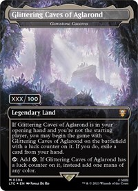 Glittering Caves of Aglarond - Gemstone Caverns (Borderless) (Serial Numbered)
